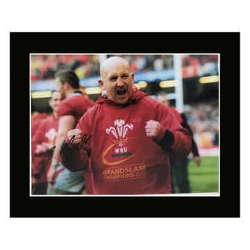 Signed Shaun Edwards Photo Display 12×10 – Wales Icon