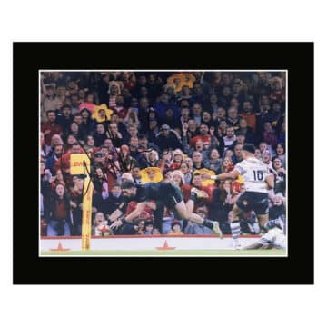 Signed Alex Cuthbert Photo Display 12×10 – Wales Icon