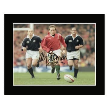 Signed Allan Bateman Photo Display 12×10 – Wales Icon