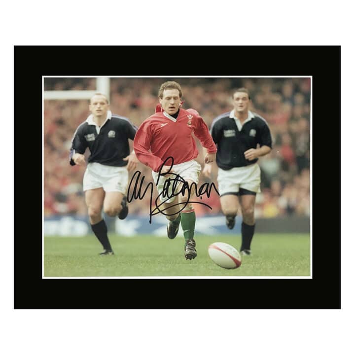 Signed Allan Bateman Photo Display 12×10 – Wales Icon