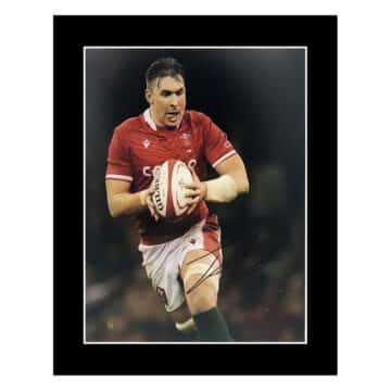 Signed Taine Basham Photo Display 12×10 – Wales Icon