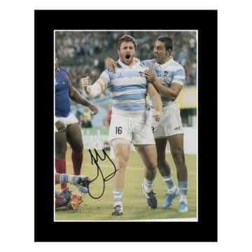 Signed Julian Montoya Photo Display 12×10 – Argentina Icon