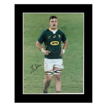 Signed Jasper Wiese Photo Display 12x10 - Springboks Icon Autograph