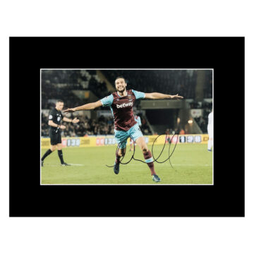 Signed Andy Carroll Photo Display 16x12 - West Ham United Icon Autograph