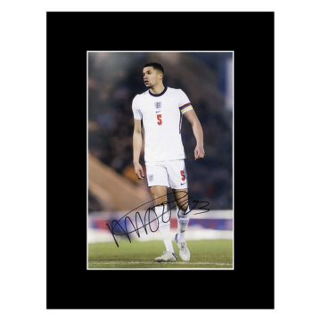 Signed Nathan Wood Photo Display 16x12 - England Icon