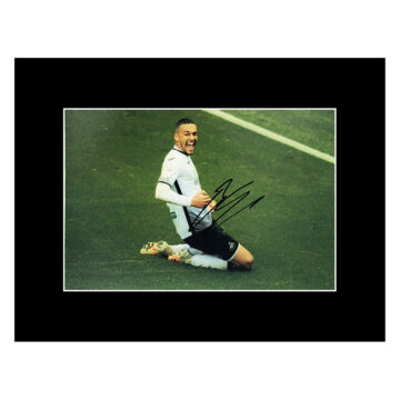 Signed Ben Cabagno Photo Display 16x12 - Swansea City Icon Autograph