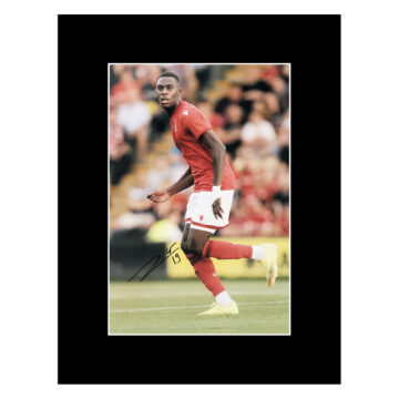 Signed Moussa Niakhite Photo Display 16x12 - Nottingham Forest Icon