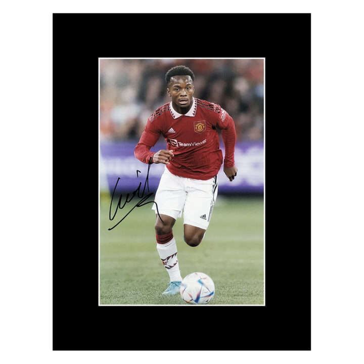 Signed Ethan Laird Photo Display 16x12 - Manchester United Icon