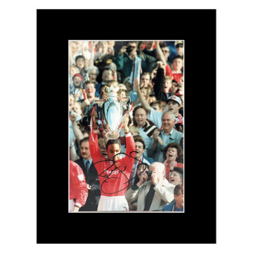 Signed Paul Ince Photo Display 16x12 - Manchester United Autograph