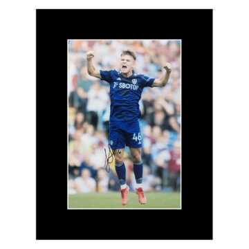 Signed Jamie Shackleton Photo Display 16×12 – Leeds United Icon