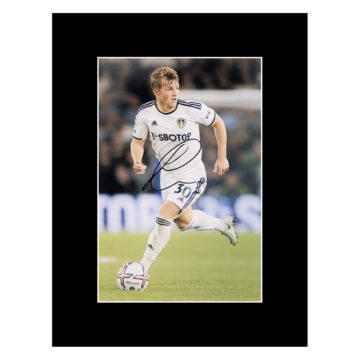 Signed Joe Gelhardt Photo Display 16x12 - Leeds United Icon Autograph