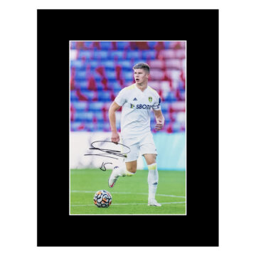 Signed Charlie Cresswell Photo Display 16x12 - Leeds United Icon Autograph