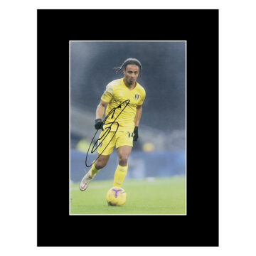 Signed Bobby Decordova-Reid Photo Display 16x12 - Fulham Icon Autograph