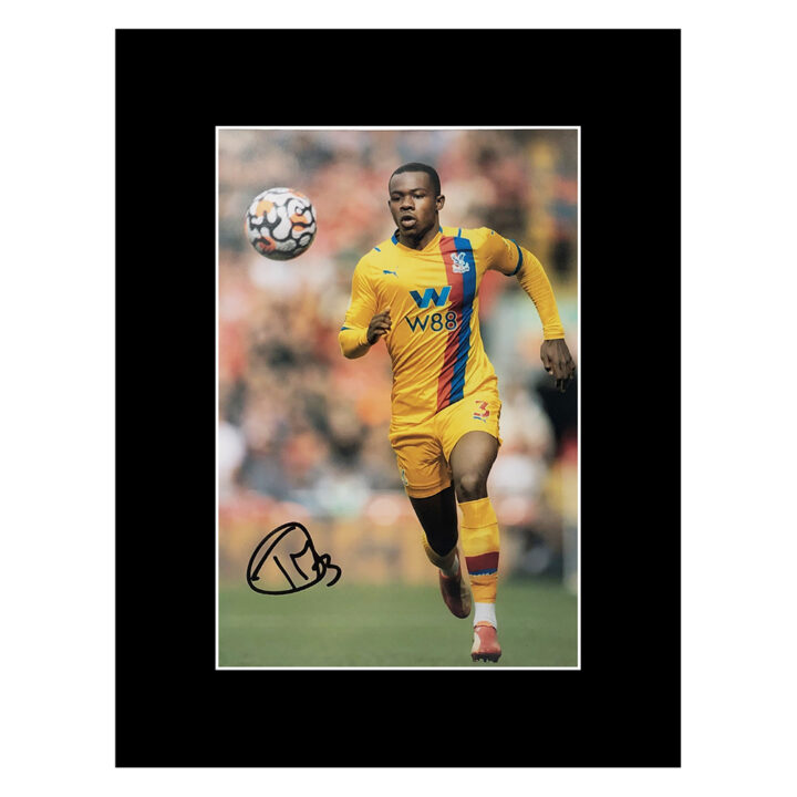 Tyrick Mitchell Signed Photo Display 16x12 - Crystal Palace Icon