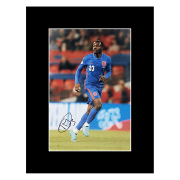 Signed Tyrick Mitchell Photo Display 16x12 - England Icon Autograph