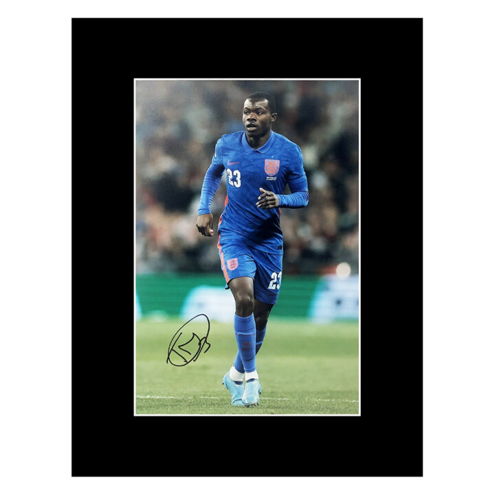 Signed Tyrick Mitchell Photo Display 16x12 - England Icon