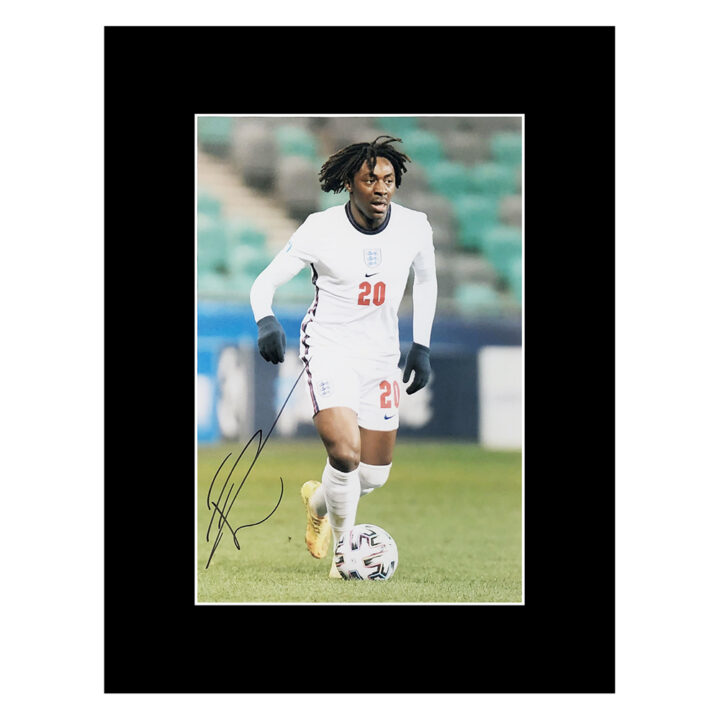 Signed Eberechi Eze Photo Display 16x12 - England Icon