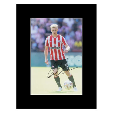 Signed Ben Mee Photo Display 16x12 - Brentford Icon