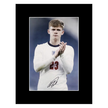 Signed Keane Lewis-Potter Photo Display 16x12 - England Icon