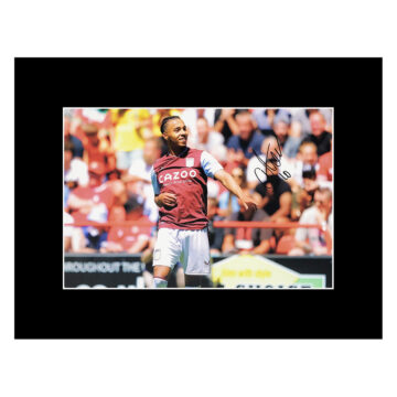 Signed Cameron Archer Photo Display 16x12 - Aston Villa Icon Autograph