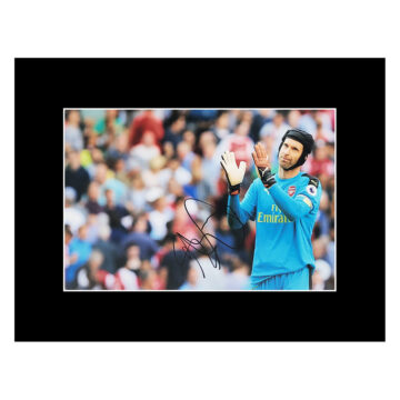 Signed Petr Cech Photo Display 16x12 - Arsenal Autograph