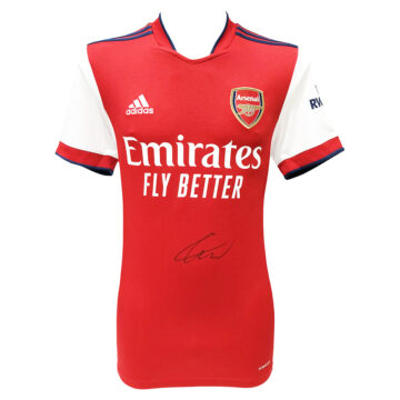 Signed Gilberto Silva Shirt – Arsenal FC Invincible Icon