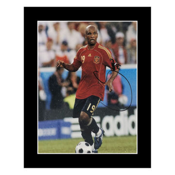 Marcos Senna Signed Photo Display - 12x10 Spain Icon