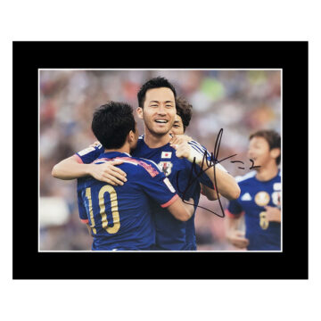 Signed Maya Yoshida Photo Display - 12x10 Japan Icon