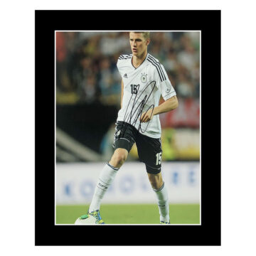 Signed Lars Bender Photo Display - 12x10 Germany Icon