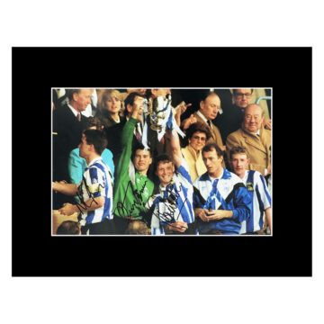 Signed Nigel Pearson, Chris Turner & Danny Wilson Photo Display - 16x12 Sheffield Wednesday Icon