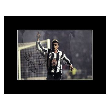 Signed Lee Clark Photo Display - 16x12 Newcastle United Icon