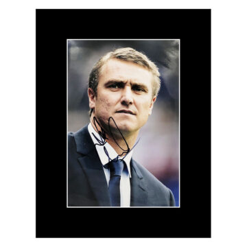 Signed Lee Clark Photo Display - 16x12 Birmingham City Icon