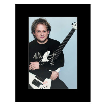 Signed Mark King Photo Display - 16x12 Music Icon