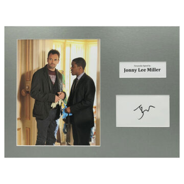 Signed Jonny Lee Miller Photo Display - 16x12 Film Icon