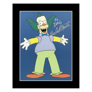 Dan Castellaneta Signed Photo Display - 12x10 TV Icon