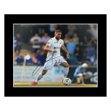 Signed Angel Rangel Photo Display 12x10 - Swansea City Autograph