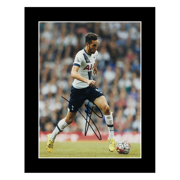 Signed Nabil Bentaleb Photo Display 12x10 - Tottenham Hotspur Icon