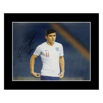 Signed Ryan Giles Photo Display 12x10 - England Icon