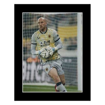 Signed John Ruddy Photo Display 12x10 - Wolves Icon