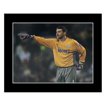 Signed David Marshall Photo Display 12x10 - Cardiff City Autograph