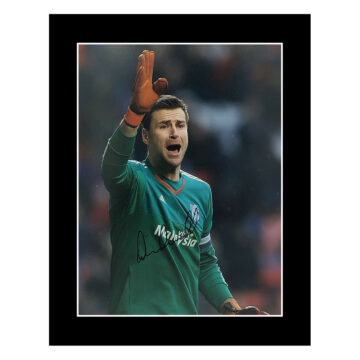 David Marshall Signed Photo Display 12x10 - Cardiff City Icon