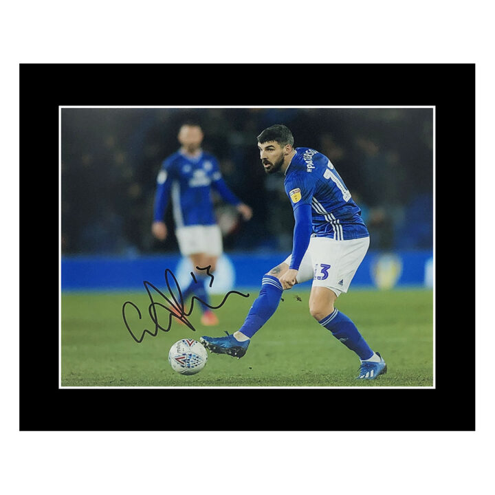 Signed Callum Paterson Photo Display 12x10 - Cardiff City Icon