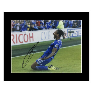 Signed Bobby Decordova-Reid Photo Display 12x10 - Cardiff City Icon