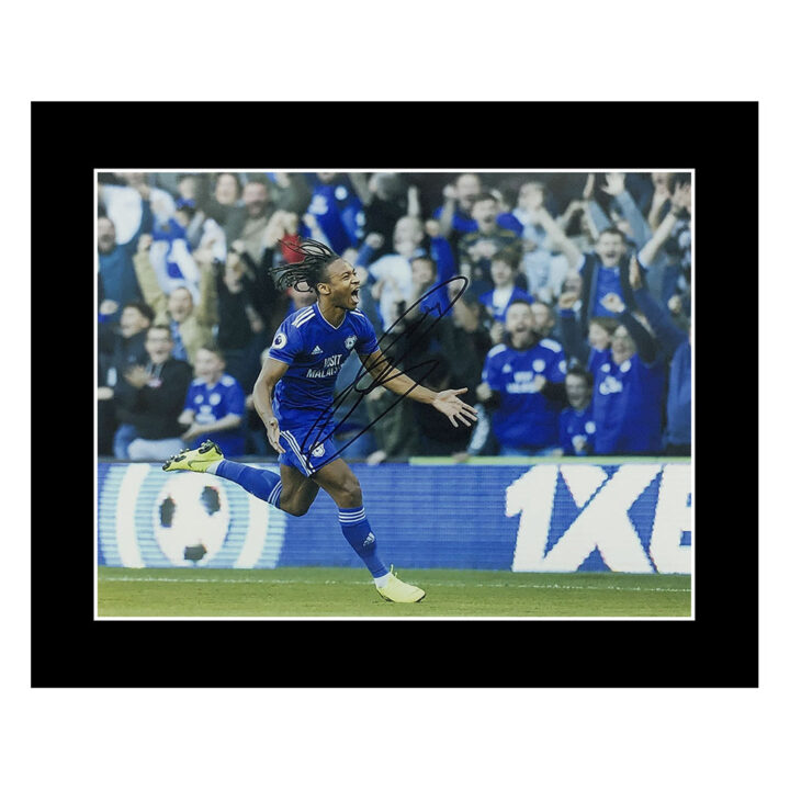 Signed Lee Tomlin Photo Display 12x10 - Cardiff City Icon