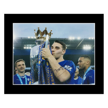 Signed Matty James Photo Display 12x10 - Leicester City Icon Autograph