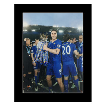 Signed Matty James Photo Display 12x10 - Leicester City Icon