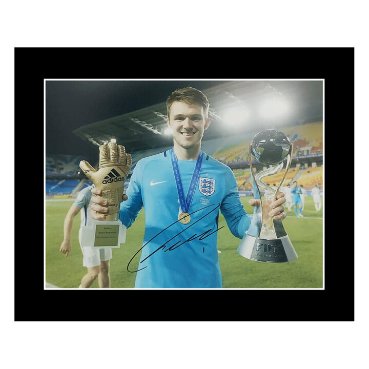 Signed Freddie Woodman Photo Display 12x10 - England Icon Autograph