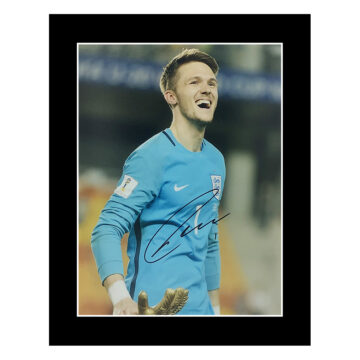 Signed Freddie Woodman Photo Display 12x10 - England Icon