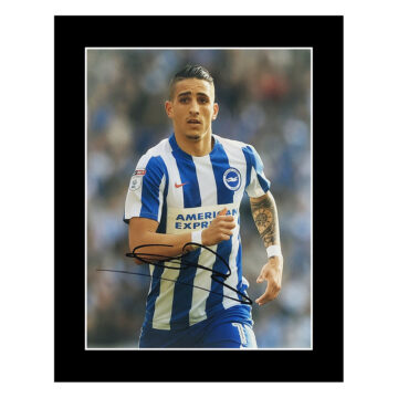 Signed Anthony Knockaert Photo Display 12x10 - Brighton & Hove Albion Icon