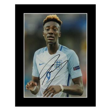 Signed Tammy Abraham Photo Display 12x10 - England Icon